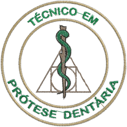 Matriz de Bordado Símbolo de Técnico em Prótese Dentaria 